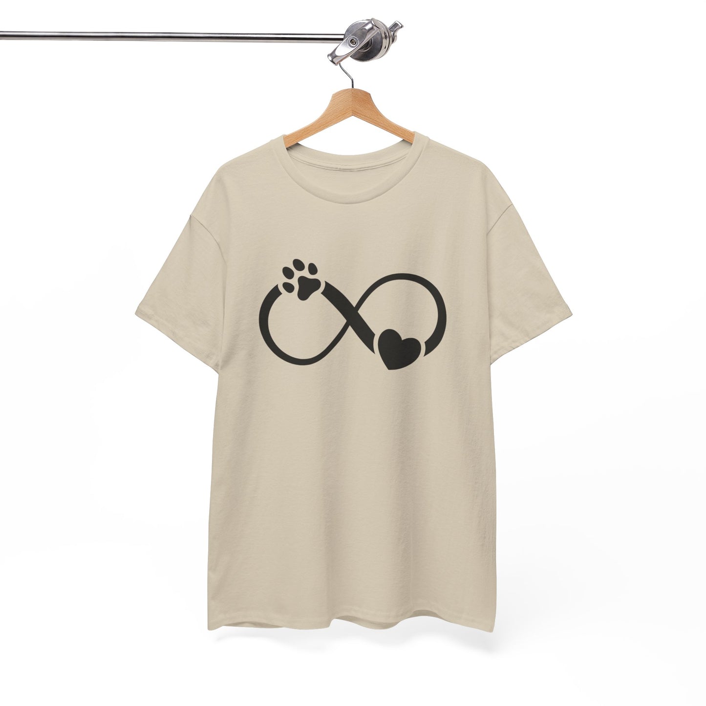 T-Shirt Unisex - Hundepfote mit Herz 3