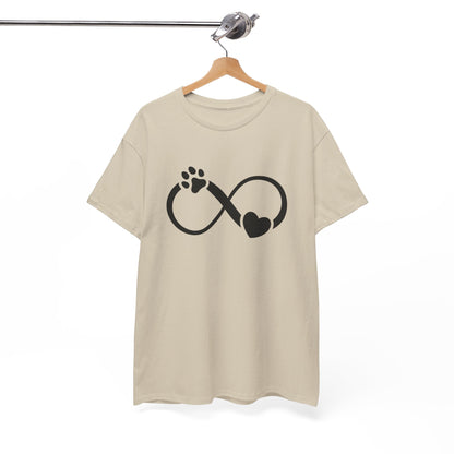 T-Shirt Unisex - Hundepfote mit Herz 3
