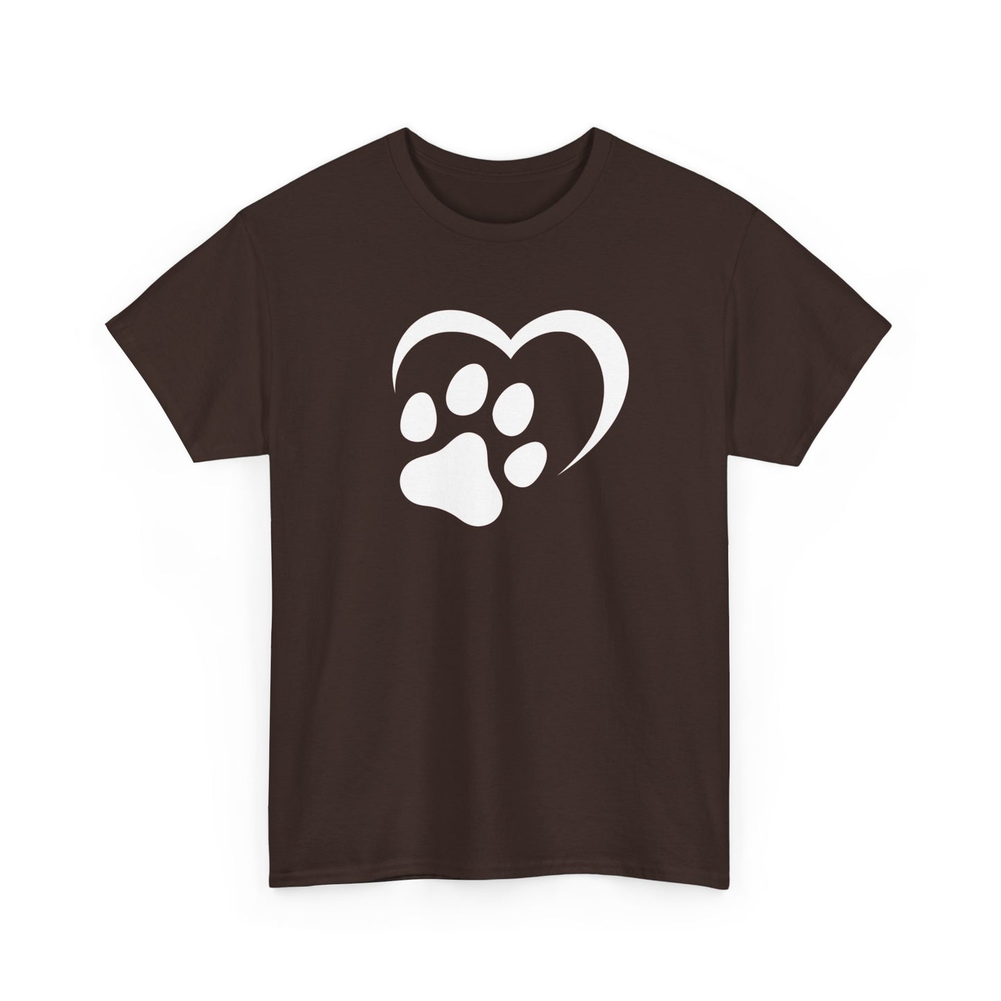 T-Shirt Unisex - Hundepfote mit Herz 2