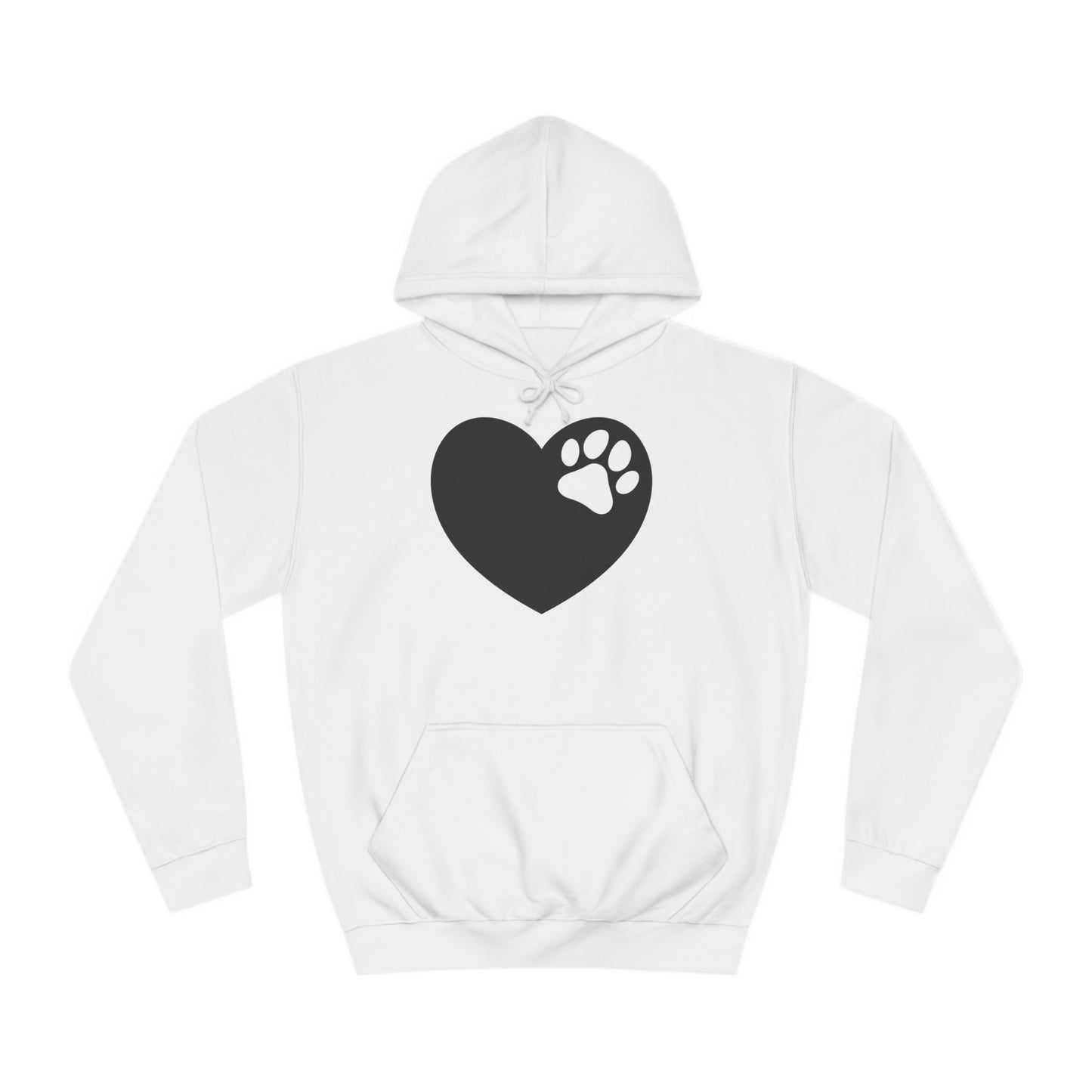 Hoodie Unisex - Hundepfote mit Herz 6
