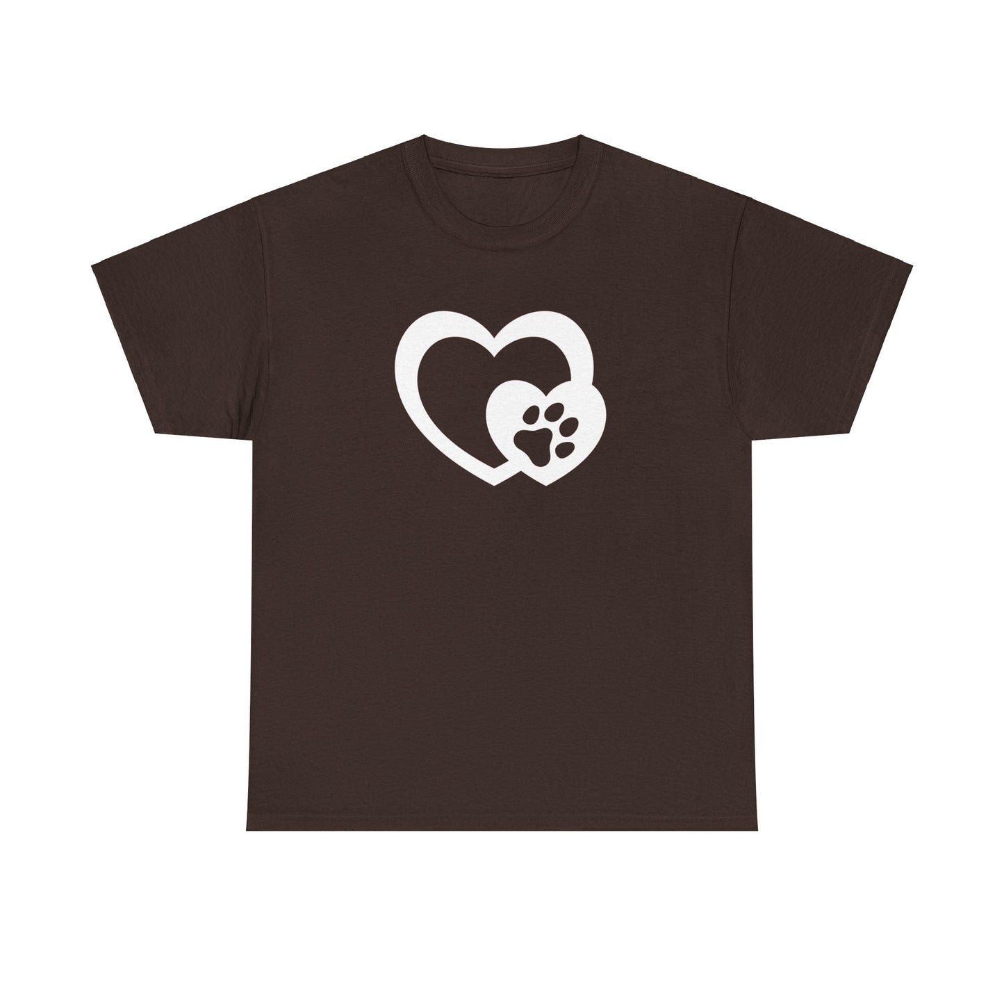 T-Shirt Unisex - Hundepfote mit Herz 5