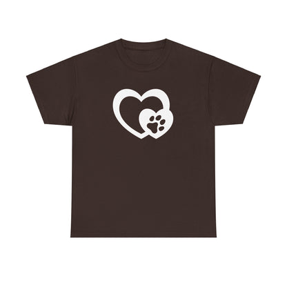 T-Shirt Unisex - Hundepfote mit Herz 5