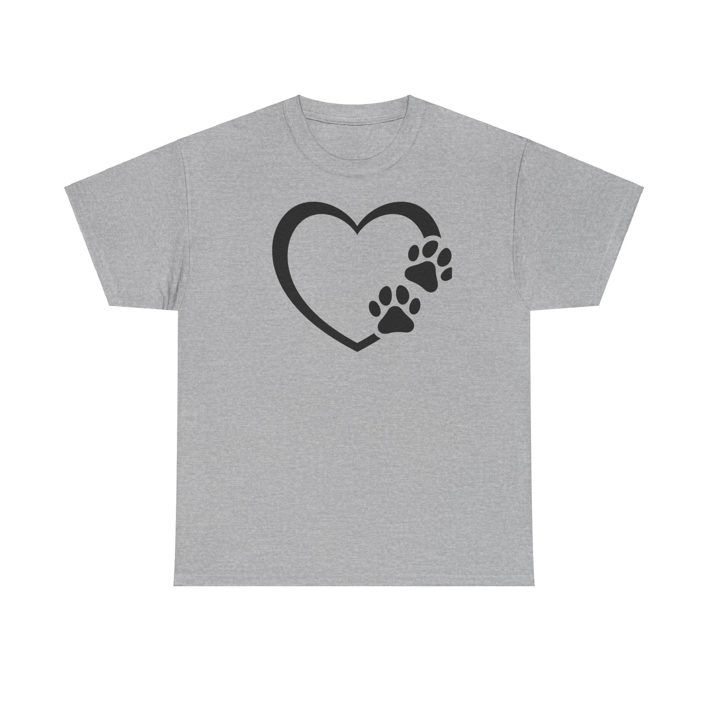 T-Shirt Unisex - Hundepfote mit Herz 7