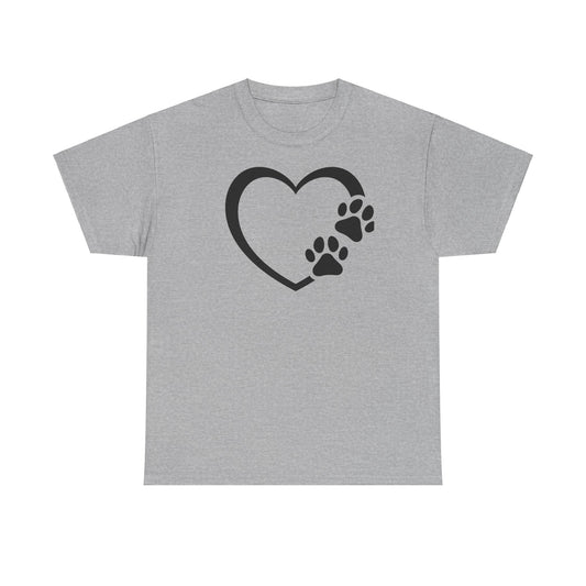 T-Shirt Unisex - Hundepfote mit Herz 7