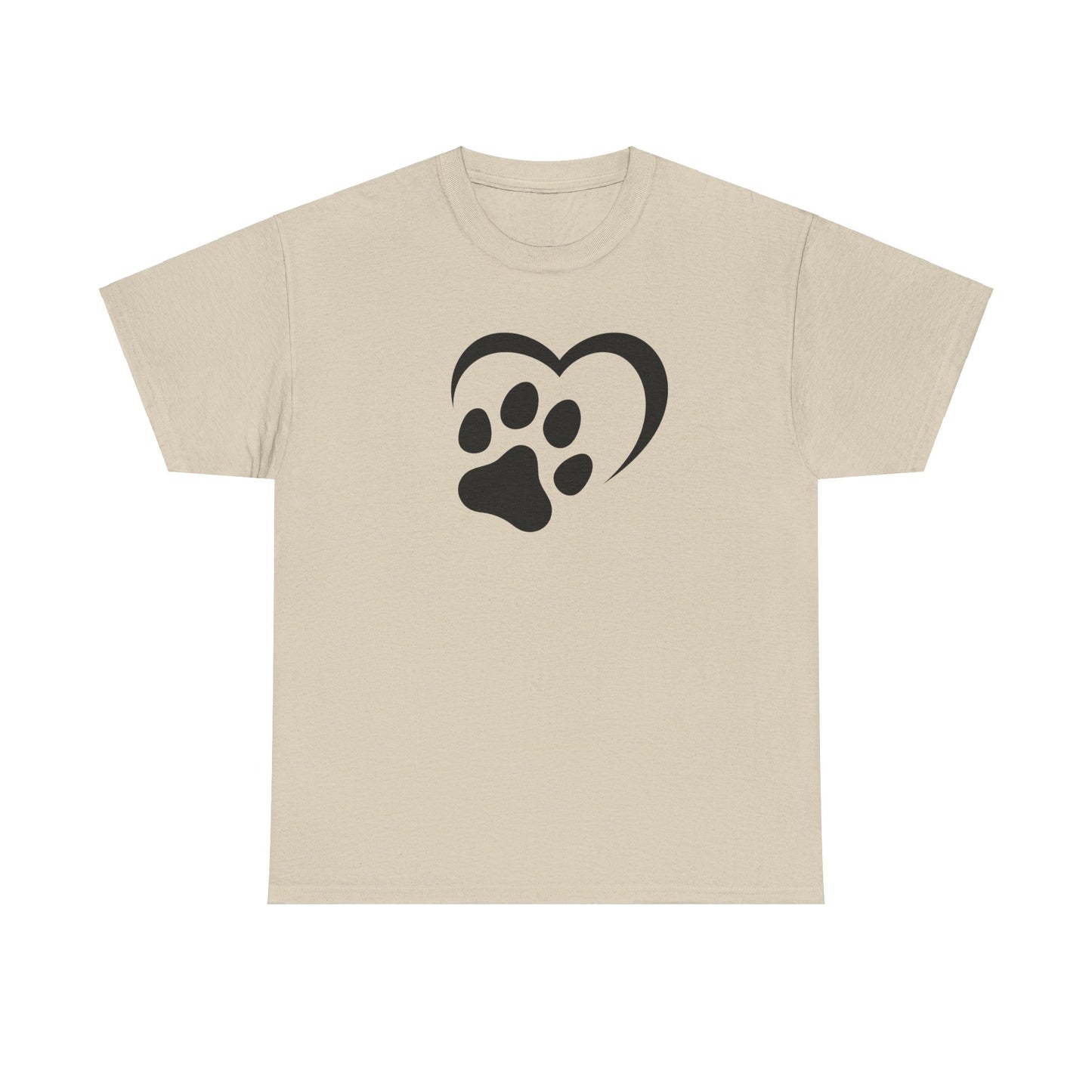 T-Shirt Unisex - Hundepfote mit Herz 2