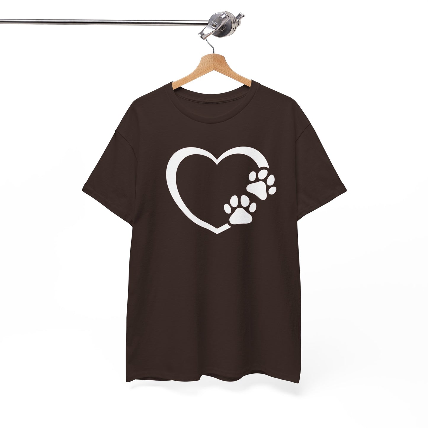 T-Shirt Unisex - Hundepfote mit Herz 7