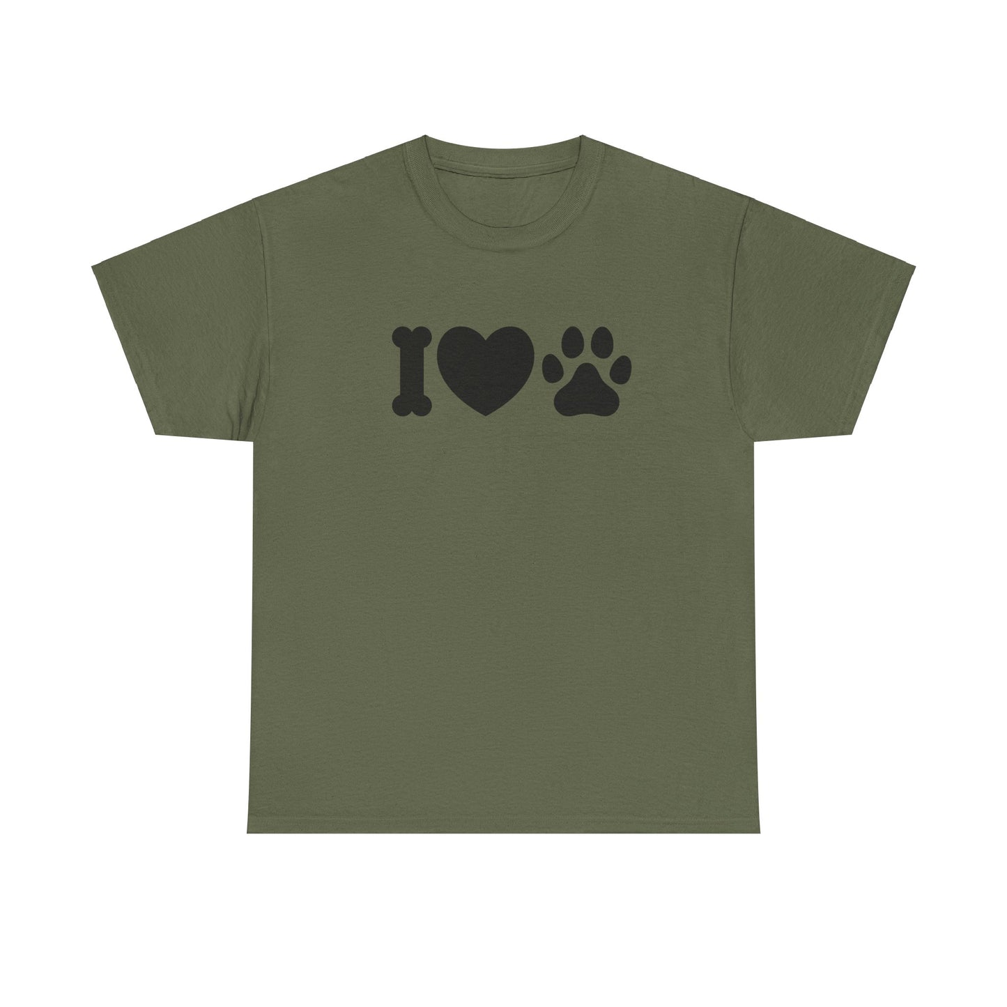 T-Shirt Unisex - Hundepfote mit Herz 4
