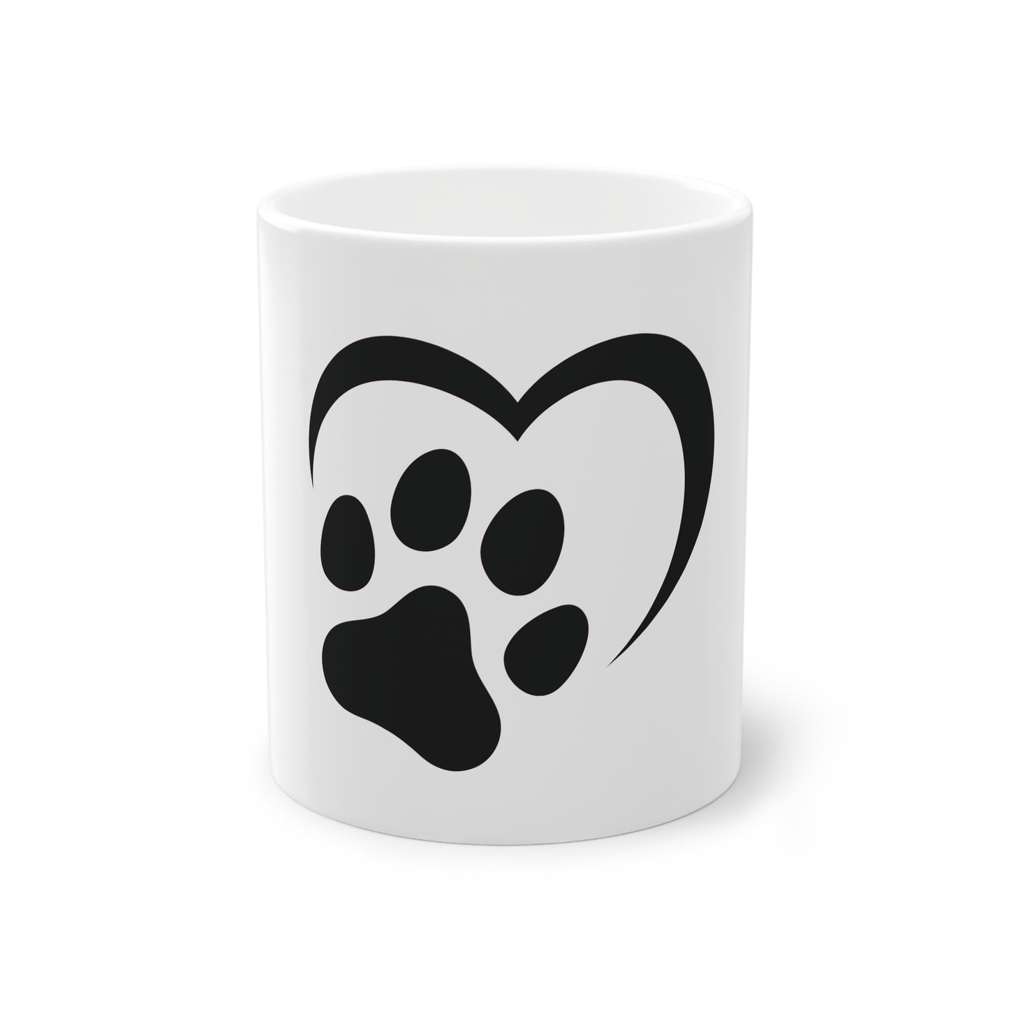 Tasse - Hundepfote mit Herz 2