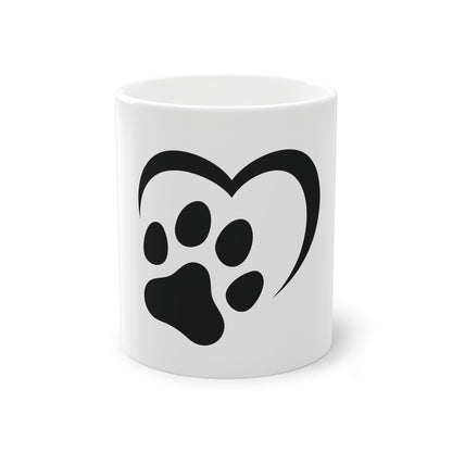 Tasse - Hundepfote mit Herz 2