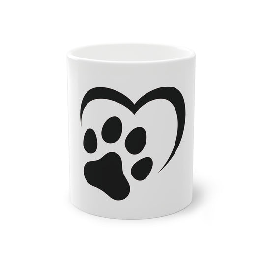 Tasse - Hundepfote mit Herz 2