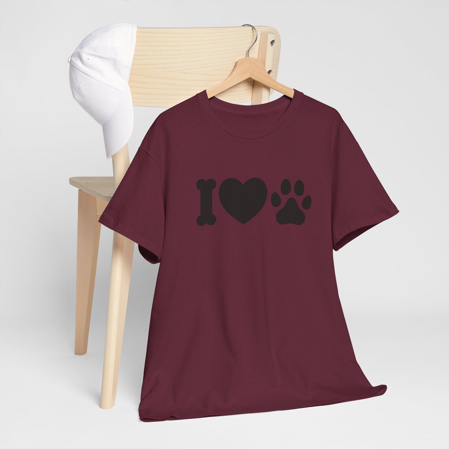 T-Shirt Unisex - Hundepfote mit Herz 4