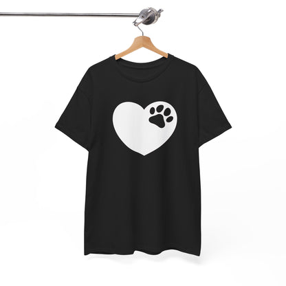 T-Shirt Unisex - Hundepfote mit Herz 6
