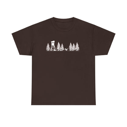 T-Shirt Unisex - Hochsitz im Wald - Auerhahn