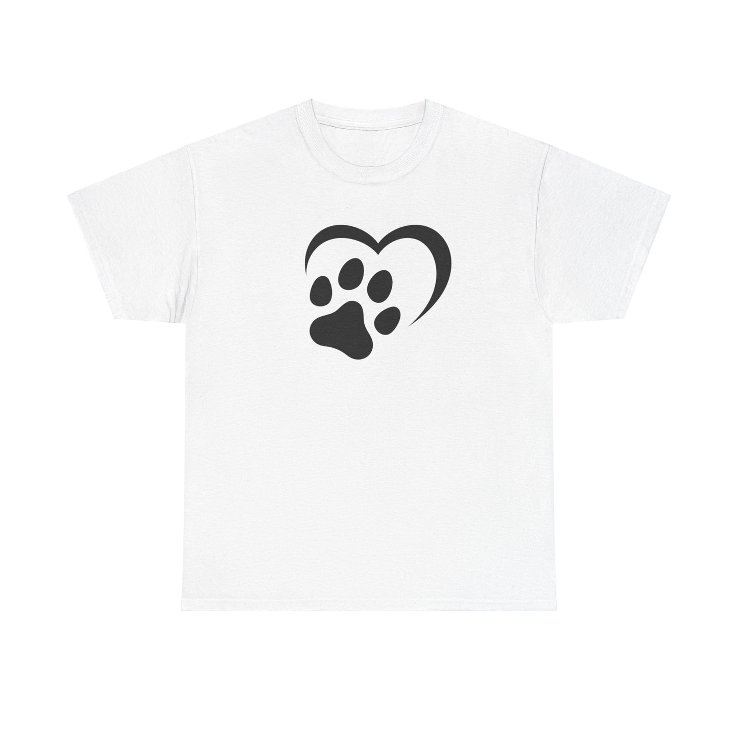 T-Shirt Unisex - Hundepfote mit Herz 2