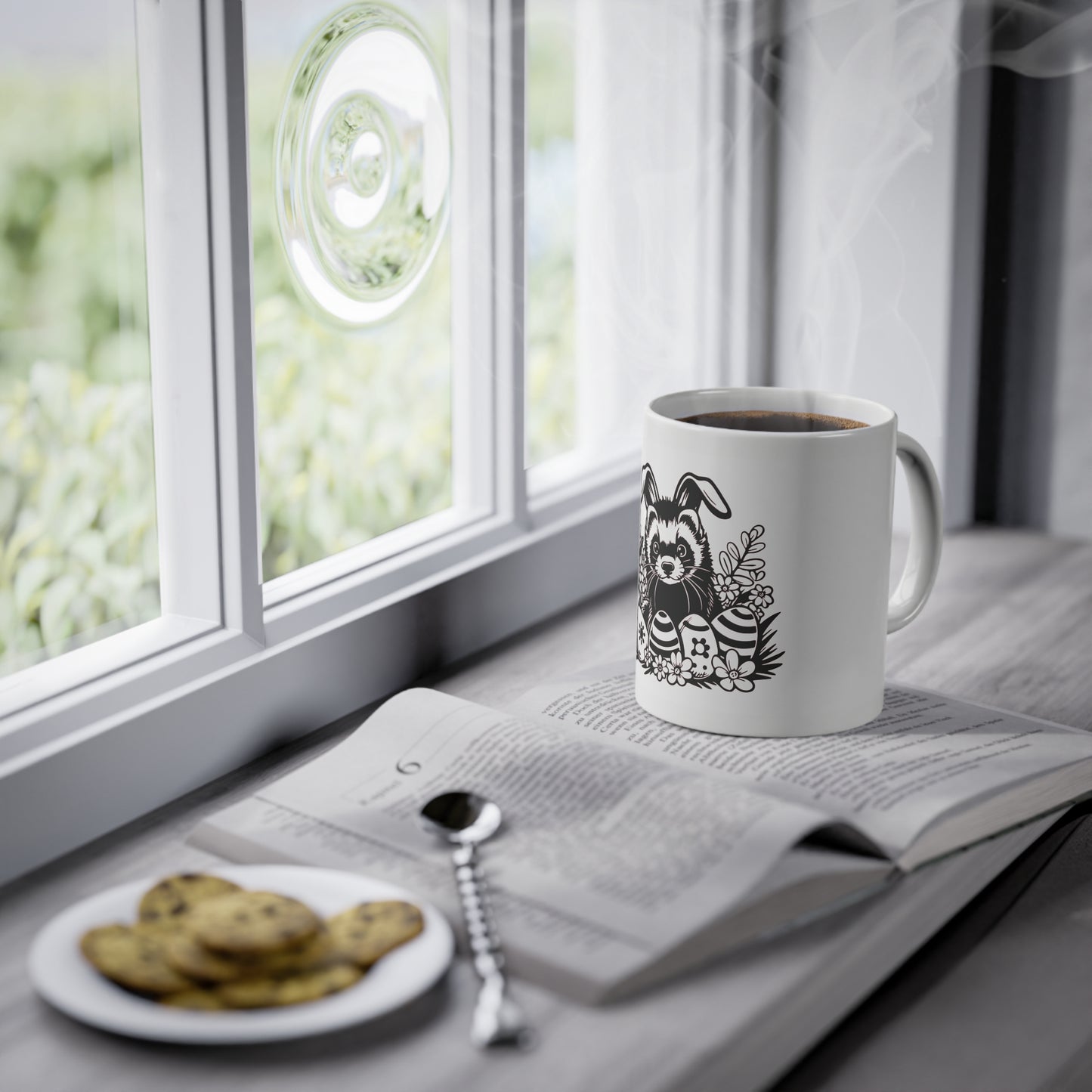 Tasse - Frettchen Ostern