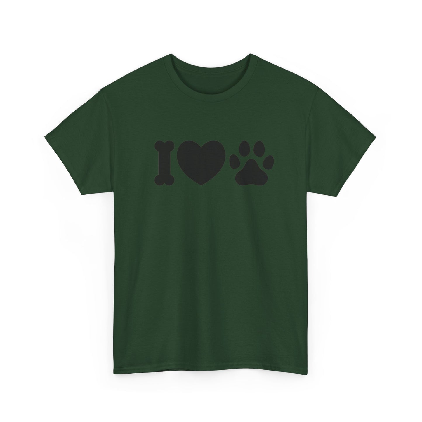T-Shirt Unisex - Hundepfote mit Herz 4