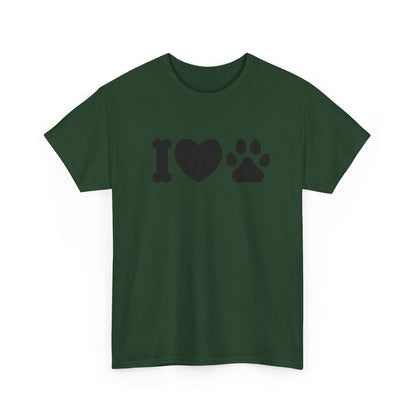 T-Shirt Unisex - Hundepfote mit Herz 4
