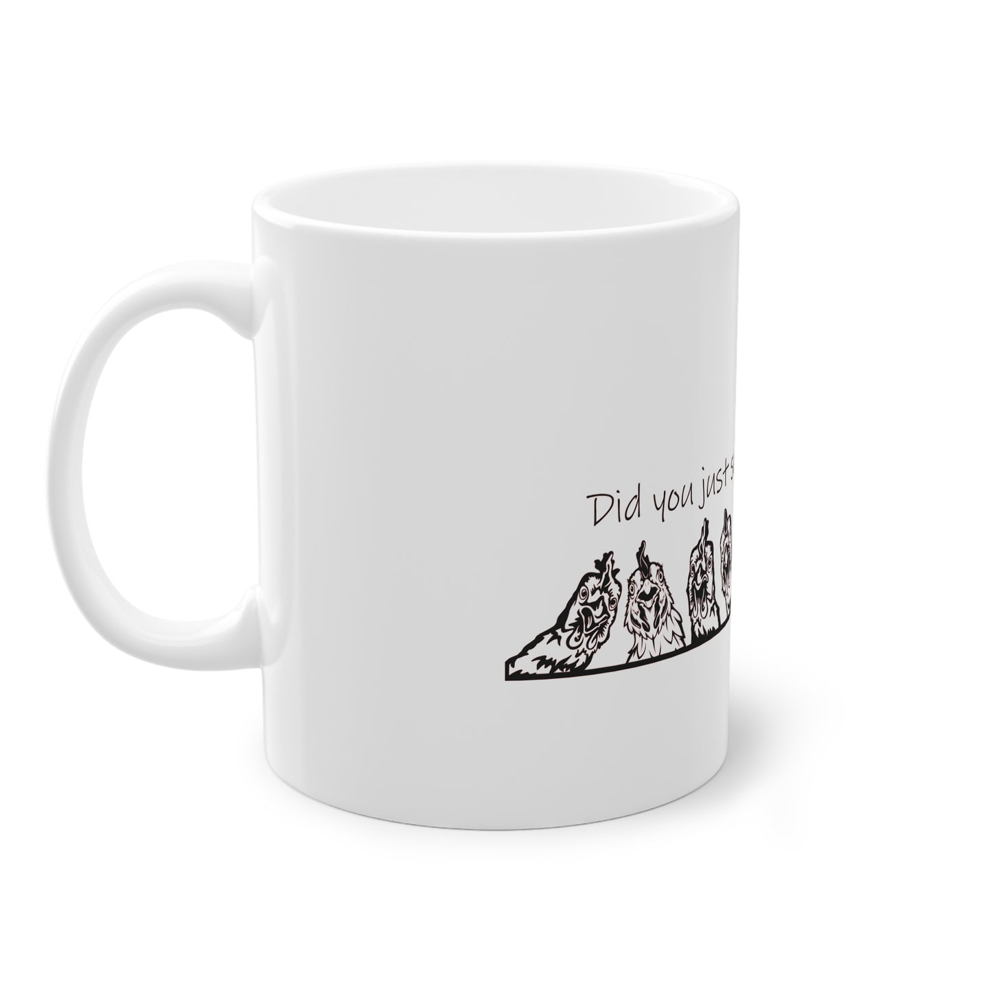 Tasse - Huhn Neugierig 1