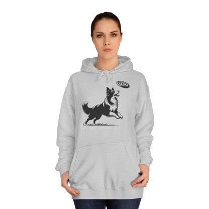 Hoodie Unisex - Border Collie Frisbee