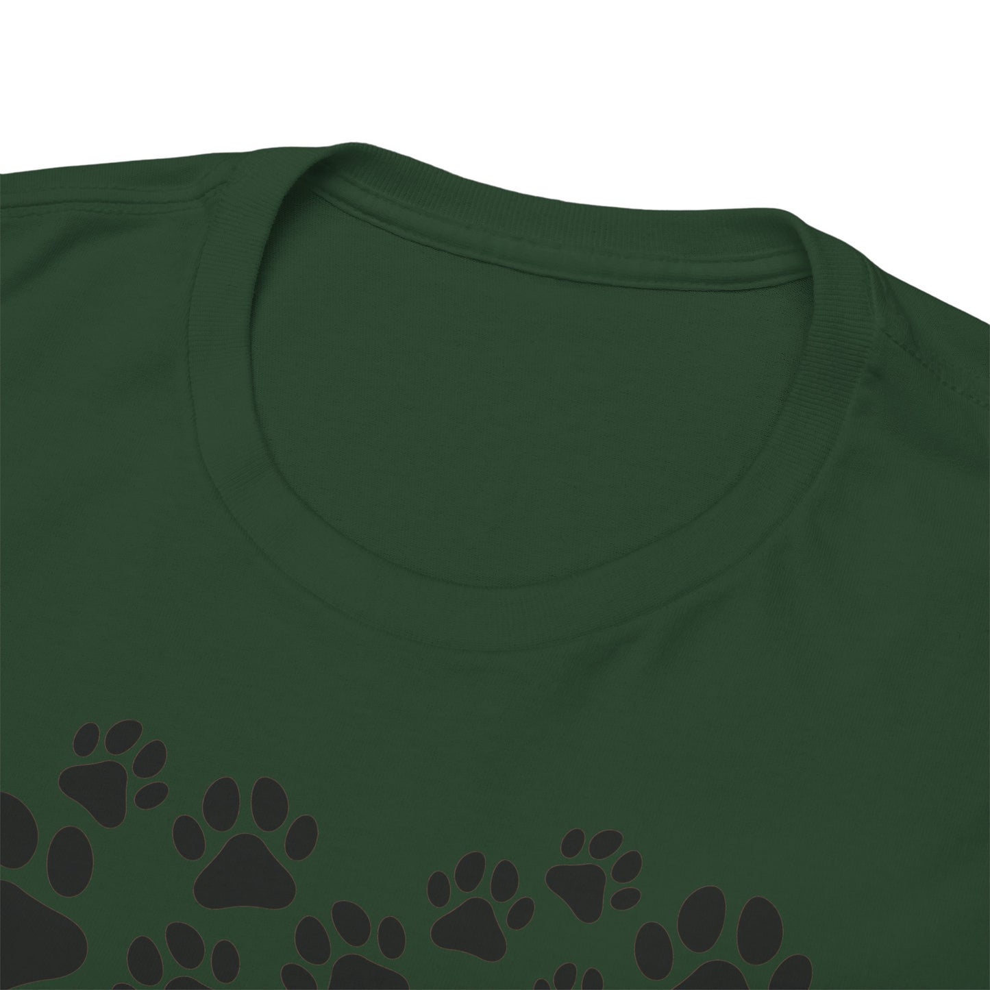 T-Shirt Unisex - Herz aus Hundepfoten