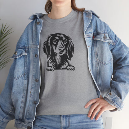 T-Shirt Unisex - Dackel Langhaar 1