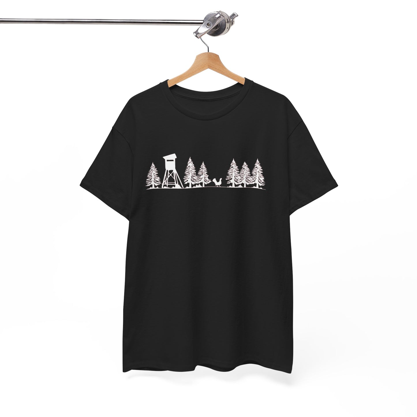 T-Shirt Unisex - Hochsitz im Wald - Auerhahn