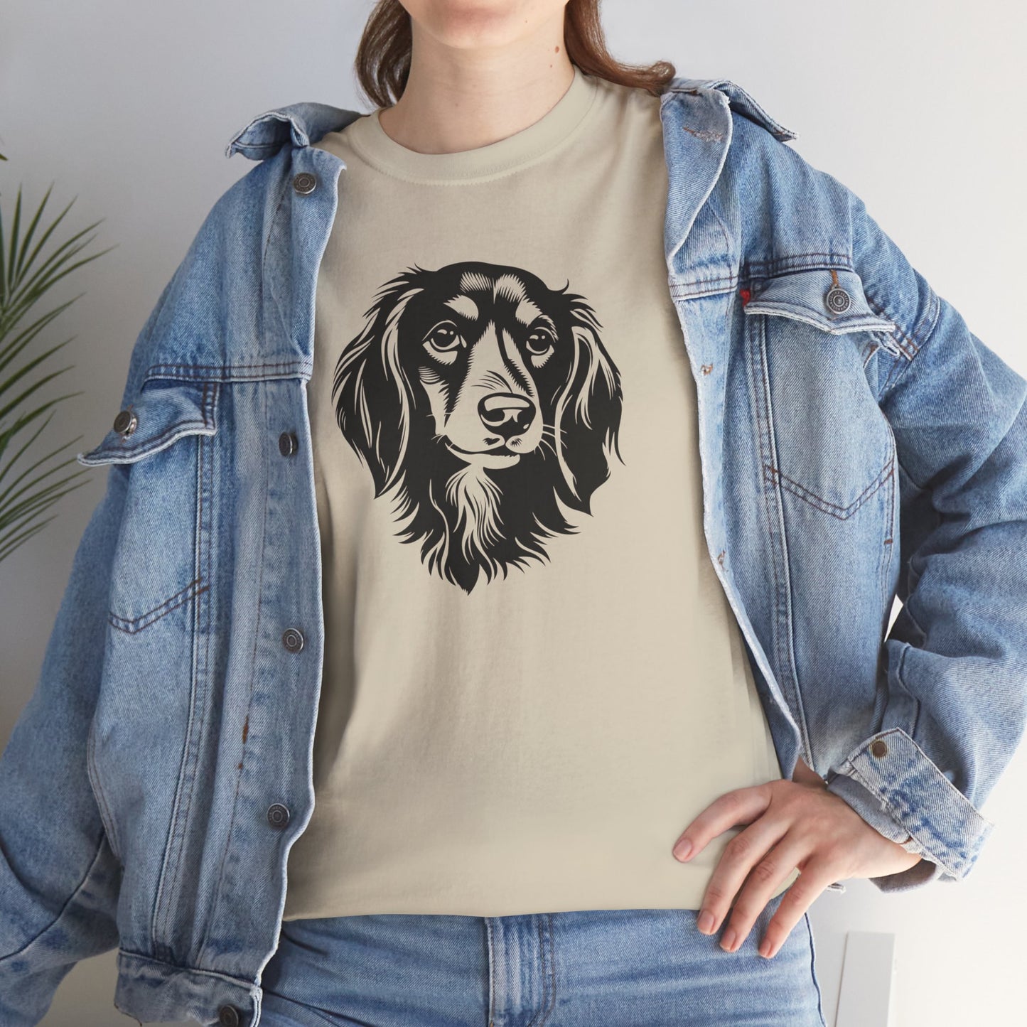 T-Shirt Unisex - Dackel Langhaar 2