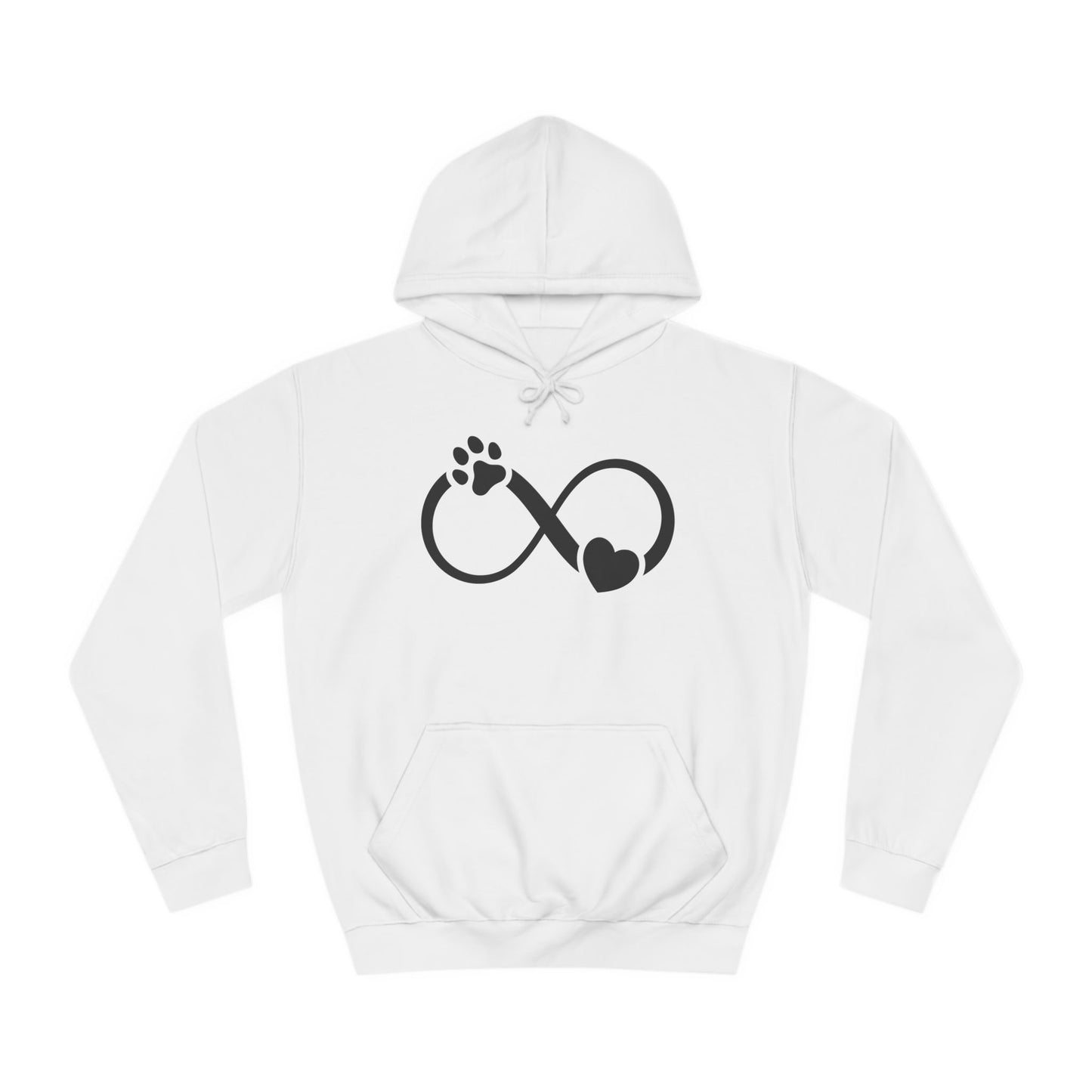 Hoodie Unisex - Hundepfote mit Herz 3