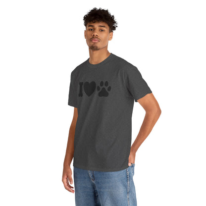 T-Shirt Unisex - Hundepfote mit Herz 4
