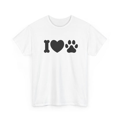 T-Shirt Unisex - Hundepfote mit Herz 4