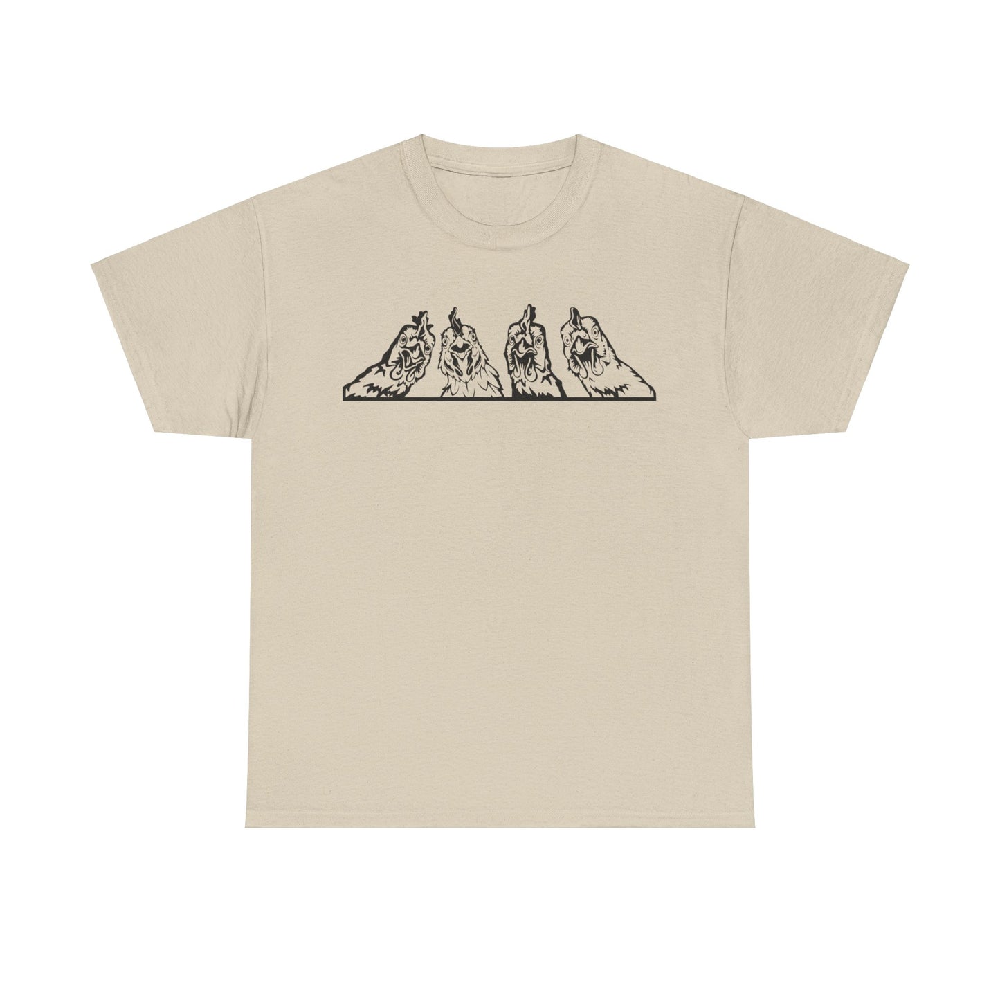 T-Shirt Unisex - Huhn Neugierig 2