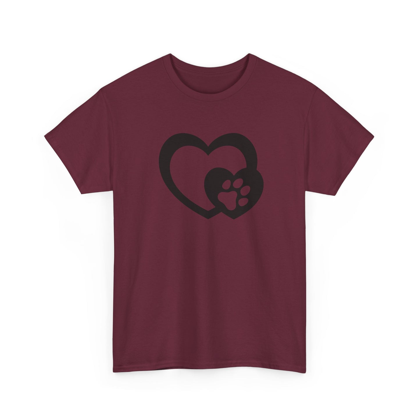 T-Shirt Unisex - Hundepfote mit Herz 5