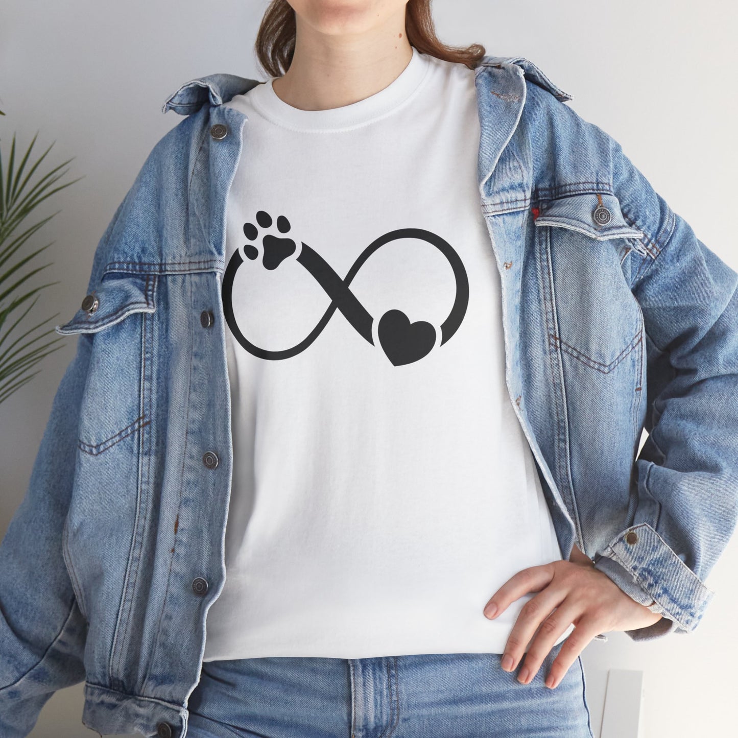 T-Shirt Unisex - Hundepfote mit Herz 3