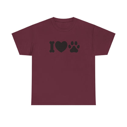 T-Shirt Unisex - Hundepfote mit Herz 4