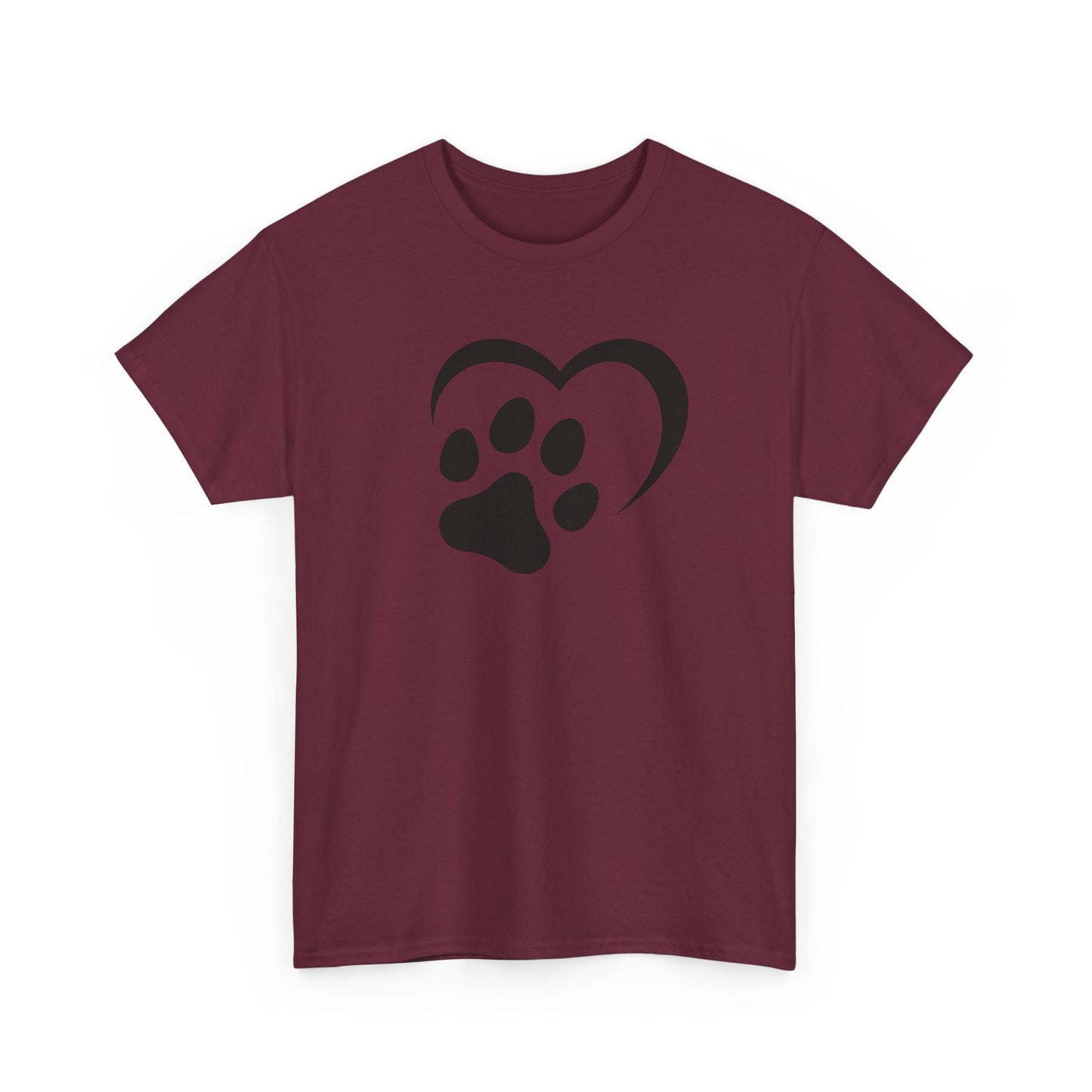 T-Shirt Unisex - Hundepfote mit Herz 2