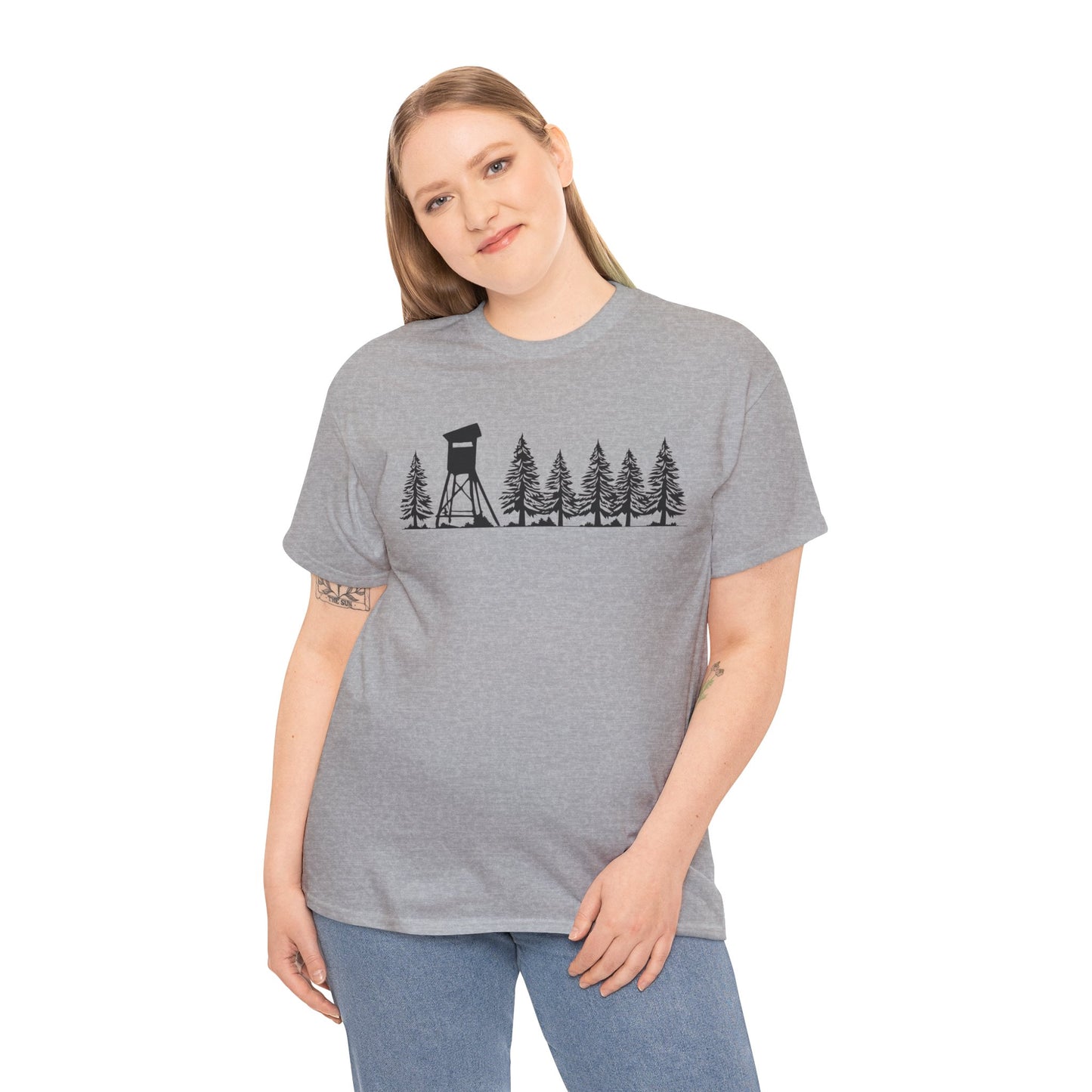 T-Shirt Unisex - Hochsitz im Wald