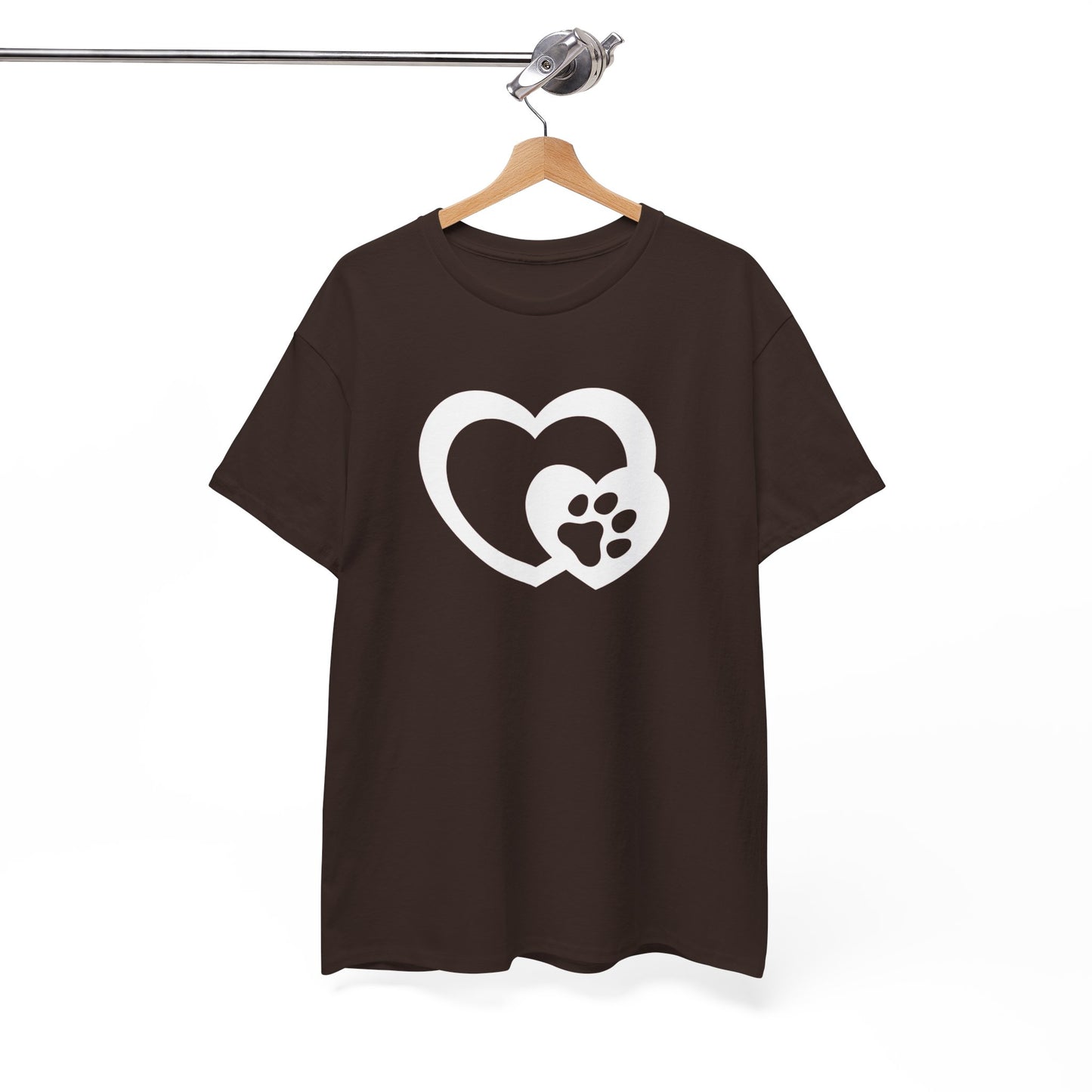 T-Shirt Unisex - Hundepfote mit Herz 5