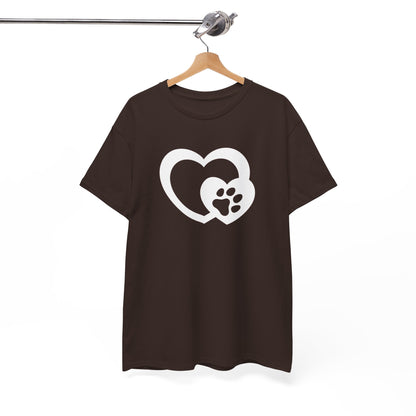 T-Shirt Unisex - Hundepfote mit Herz 5