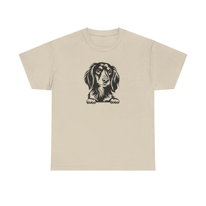 T-Shirt Unisex - Dackel Langhaar 1
