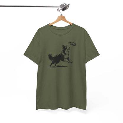 T-Shirt Unisex - Border Collie Frisbee