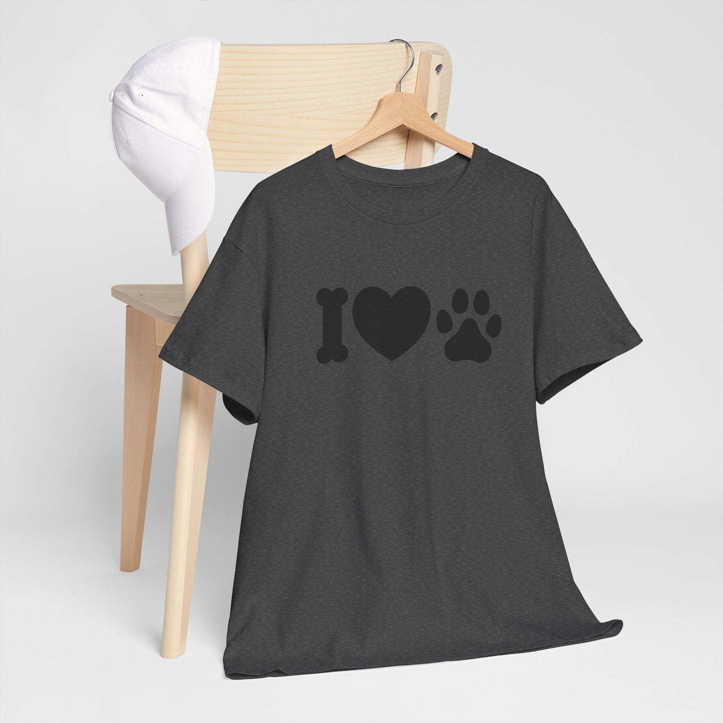 T-Shirt Unisex - Hundepfote mit Herz 4