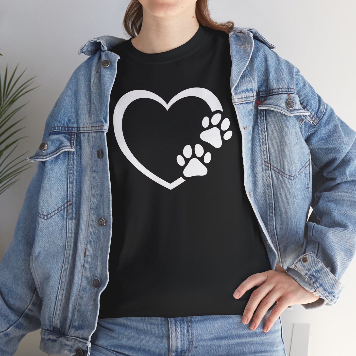 T-Shirt Unisex - Hundepfote mit Herz 7
