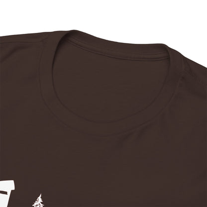 T-Shirt Unisex - Hochsitz im Wald - Rothirsch
