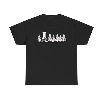 T-Shirt Unisex - Hochsitz im Wald