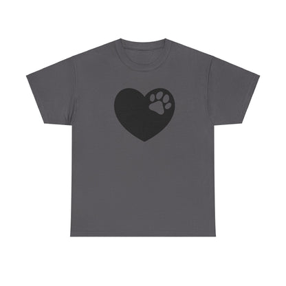 T-Shirt Unisex - Hundepfote mit Herz 6