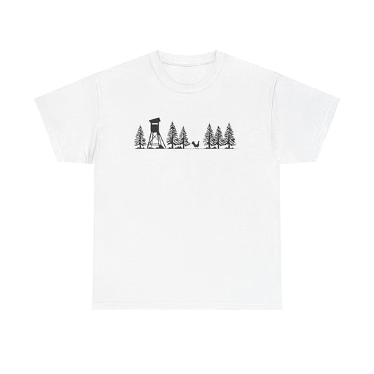 T-Shirt Unisex - Hochsitz im Wald - Auerhahn