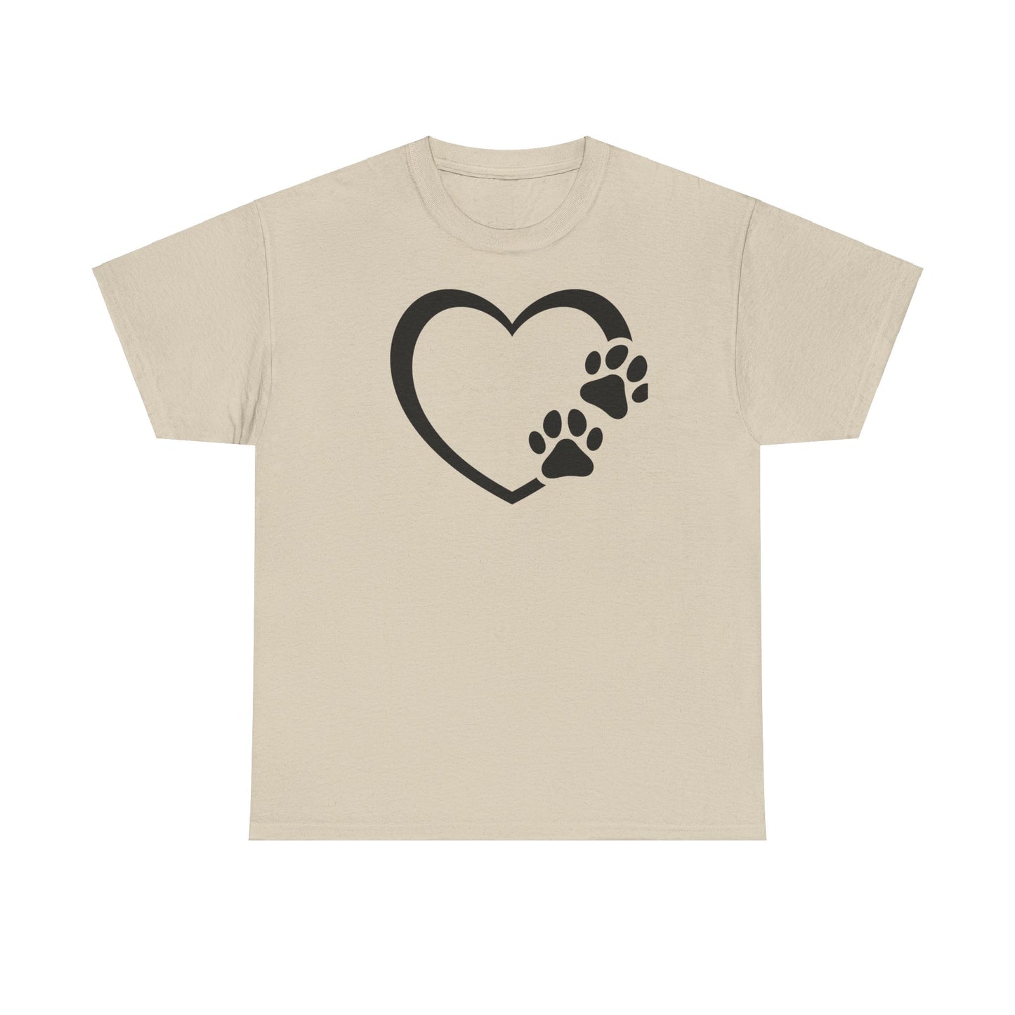 T-Shirt Unisex - Hundepfote mit Herz 7