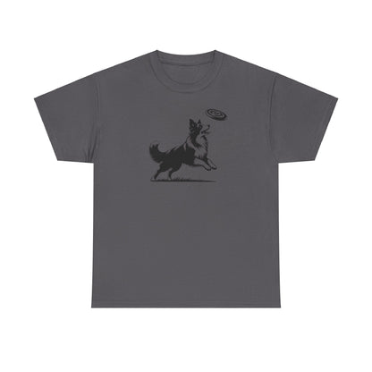 T-Shirt Unisex - Border Collie Frisbee