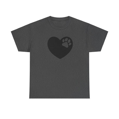 T-Shirt Unisex - Hundepfote mit Herz 6