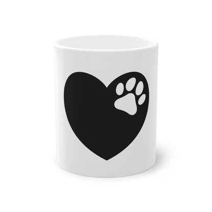 Tasse - Hundepfote mit Herz 6